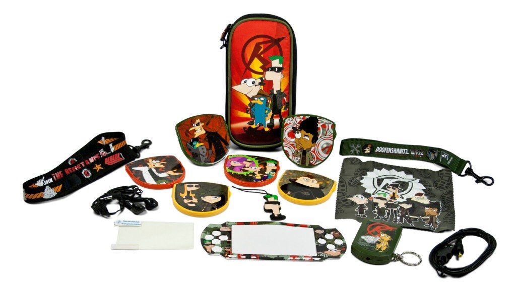 Fundas Y Almacenamiento Indeca Pack Accesorios Phineas & Ferb ( PSP - ) Fundas Y Almacenamiento Indeca Pack Accesorios Phineas & Ferb ( PSP - )